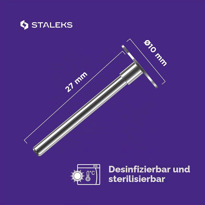 STALEKS Pododisc 10 mm Pediküre + 5 Nachfüllpackungen Limette 180 Grit Professioneller Haushaltsgebr