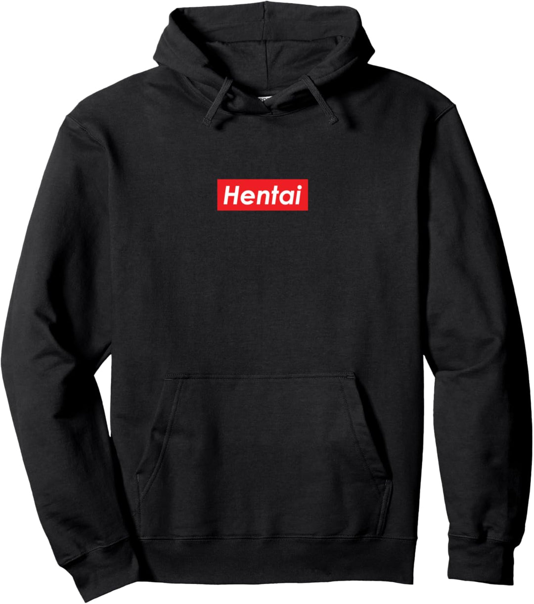 Hentai Red Box Logo Pullover Hoodie