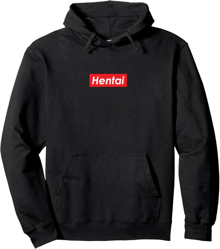 Hentai Red Box Logo Pullover Hoodie