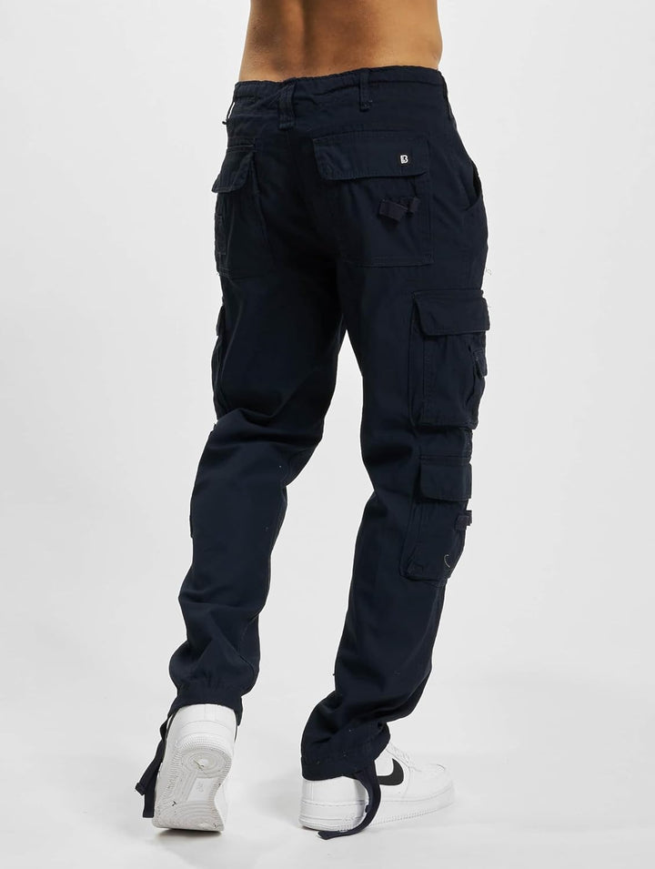 Brandit Hose Pure Vintage Slim Fit XXL Navy Blau, XXL Navy Blau