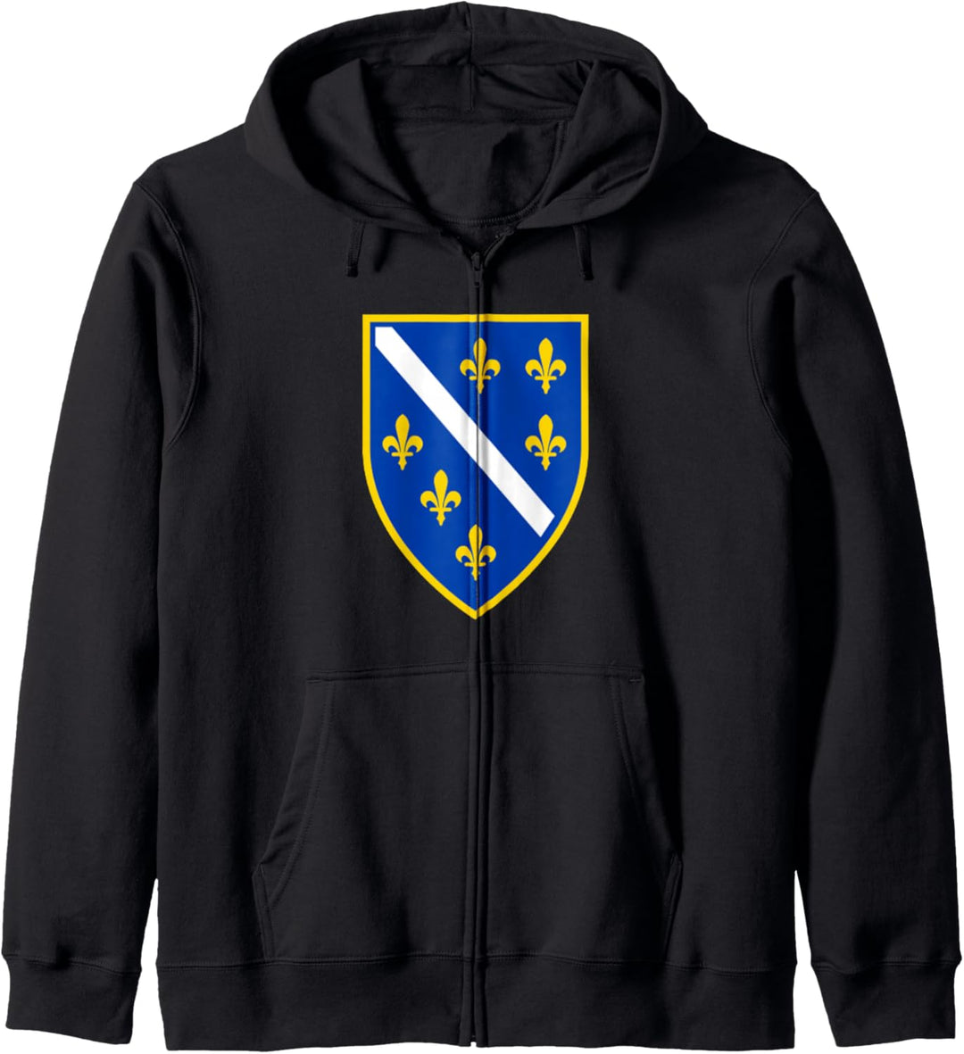 Bosnia's Former Emblem - Bosnian Coat of Arms from 1992-1998 Kapuzenjacke