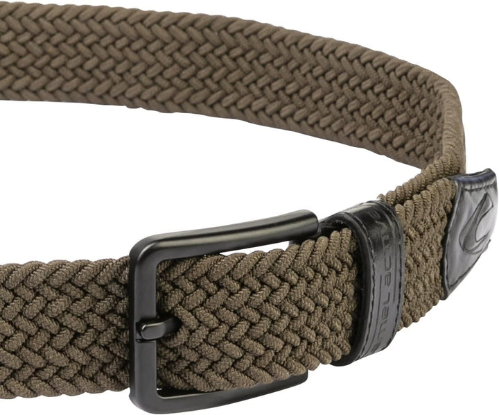 camel active Herren Flechtgürtel mit Lederdetails S Oliv, S Oliv