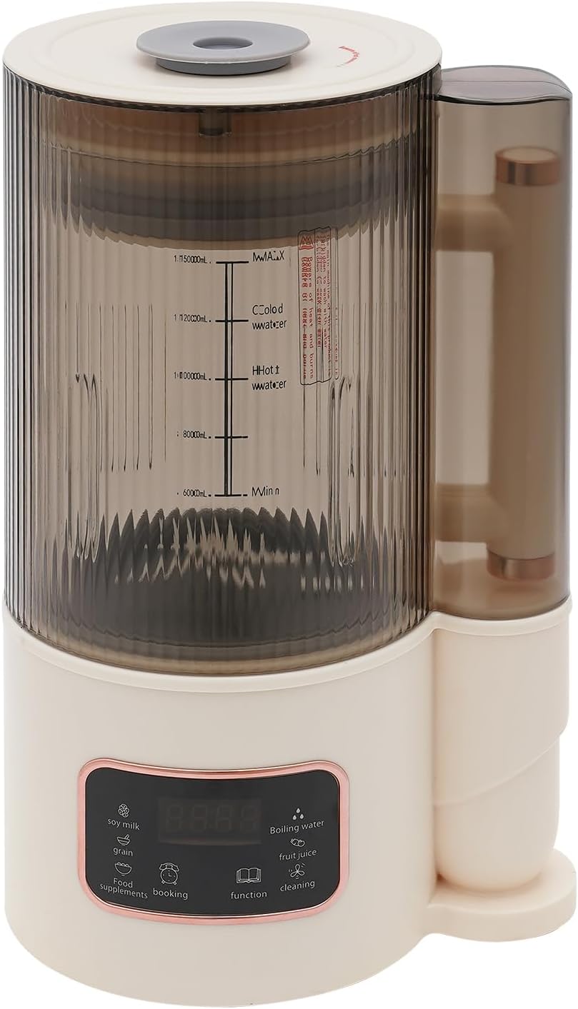 Sojamilch-Maschine, Automatische Sojamilchmaschine, Max. Kapazität 1500ML, Sojamilchbereiter Entsaft