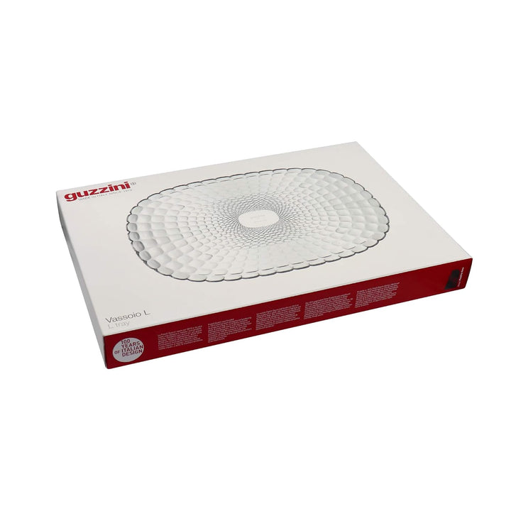 Guzzini - Tiffany, Tablett L - Transparent, 45 x 31 x h4,5 cm - 27960000 L Transparent, L Transparen