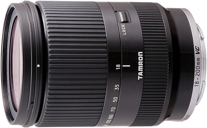 Tamron 18-200mm F/3.5-6.3 Di III VC Nex Objektiv für Sony NEX-Serie schwarz schwarz Single, schwarz