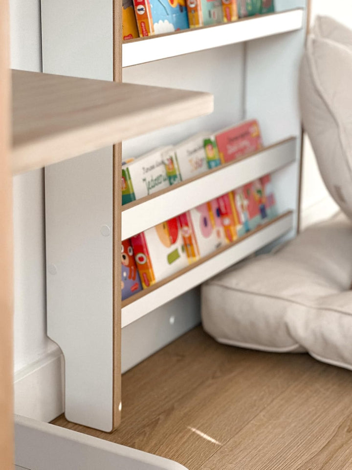 MAMOI® Kinderbücherregal aus Holzwerkstoff – Bücherkiste, Kinderbücherregal, Bücherregal für Kinderz