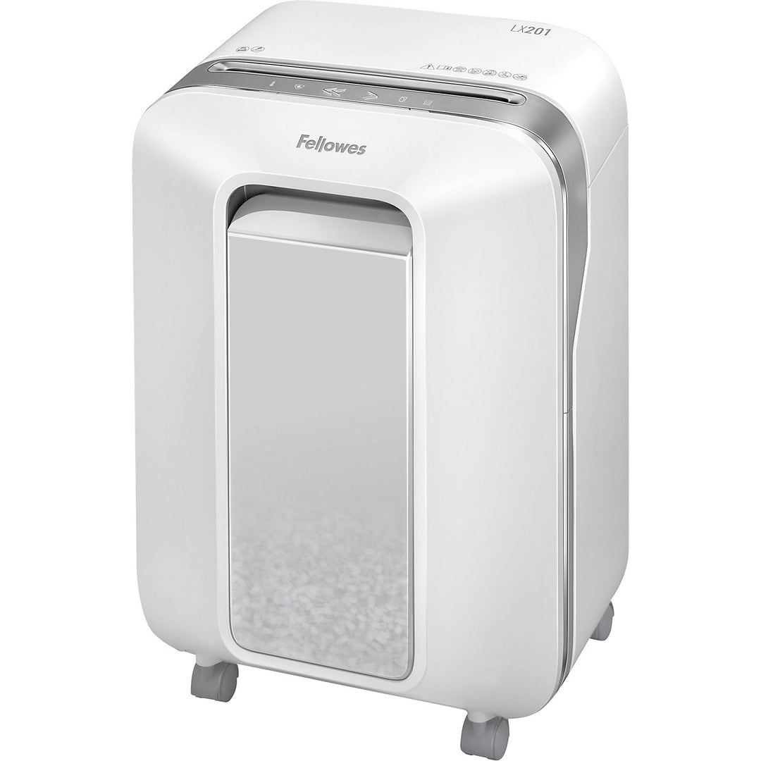 Fellowes Aktenvernichter 12 Blatt High Security (P5), Papierschredder für Büro, Powershred LX201, Mi