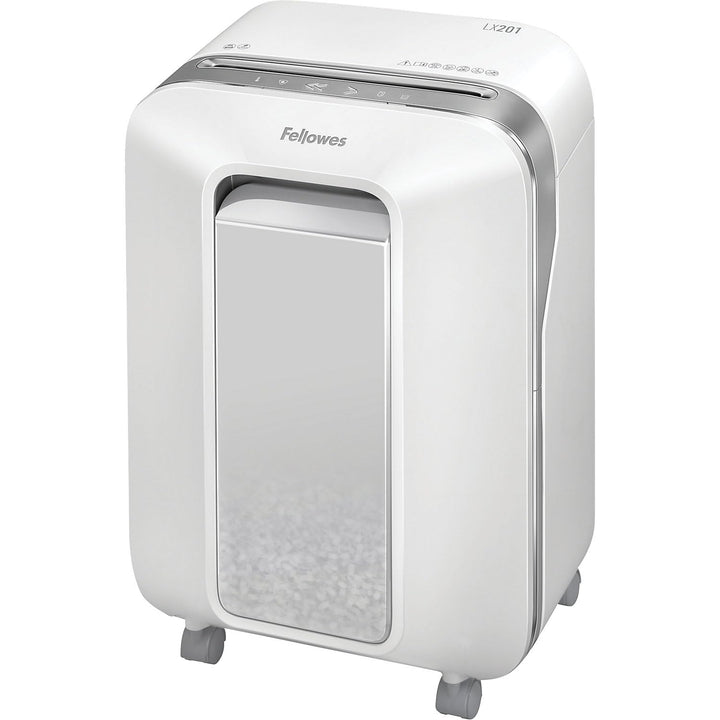 Fellowes Aktenvernichter 12 Blatt High Security (P5), Papierschredder für Büro, Powershred LX201, Mi
