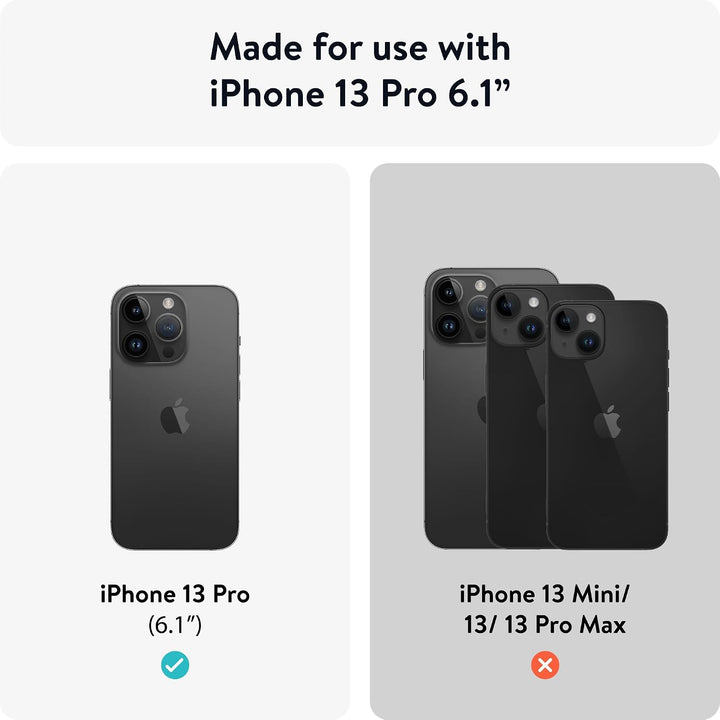Mous - Hülle für iPhone 13 Pro - Carbonfaser - Limitless 4.0 - Handyhülle iPhone 13 Pro MagSafe-Komp