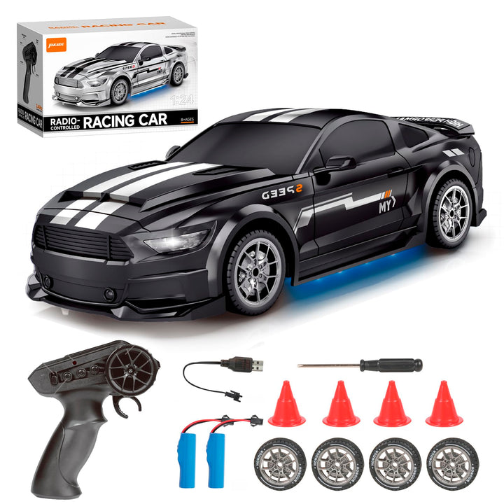 Ferngesteuertes Auto 1:24 Scale Drift Car 4WD 2.4GHz RC Drift Auto 20KM/H Hohe Geschwindigkeit Rennw