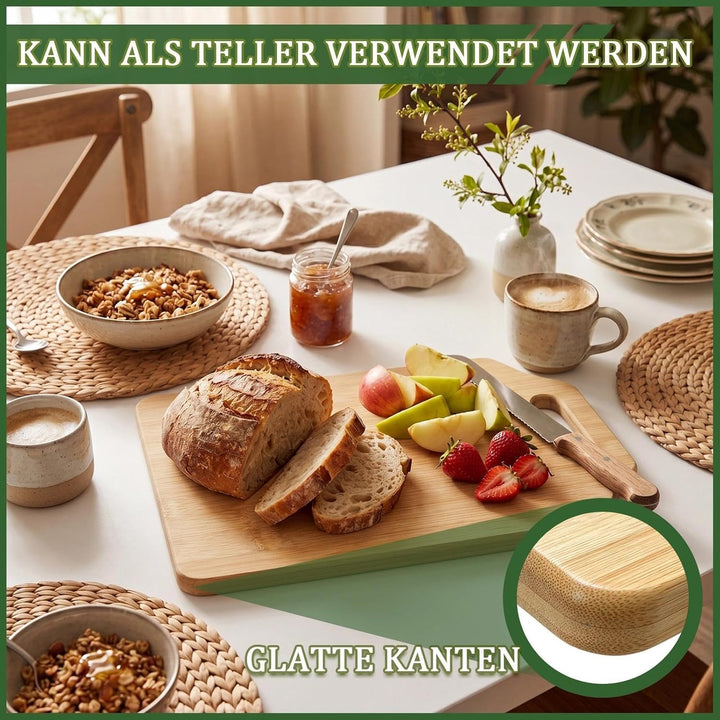 Geschenk 70. Geburtstag Männer - Geschenke zum 70 Geburtstag Mann, Graviertes Bambus Schneidebrett S