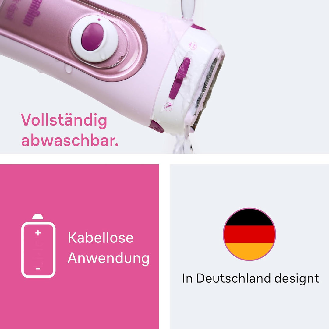 Braun Silk-épil Lady Shaver, Damenrasierer elektrisch, Elektrischer Rasierer und Trimmer, Wet&Dry, G