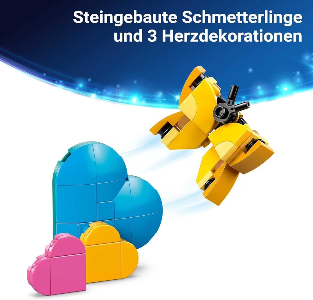 LEGO | Disney Angel - Lilo & Stitch Spielzeug - Spielset zum Bauen mit 3 Herzballons & 1 Schmetterli