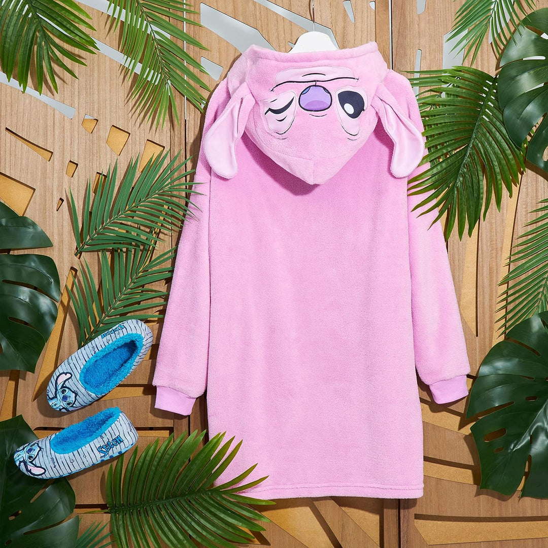 Disney Hoodie Decke Mädchen, Kuscheldecke mit Ärmeln, Fleece Kapuzenpullover, Hoodie Mädchen Geschen