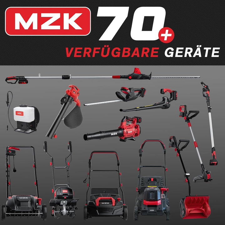 MZK 20V 30 cm Akku-Rasentrimmer & Kantenschneider, batteriebetrieben mit automatischer Fadenführung,