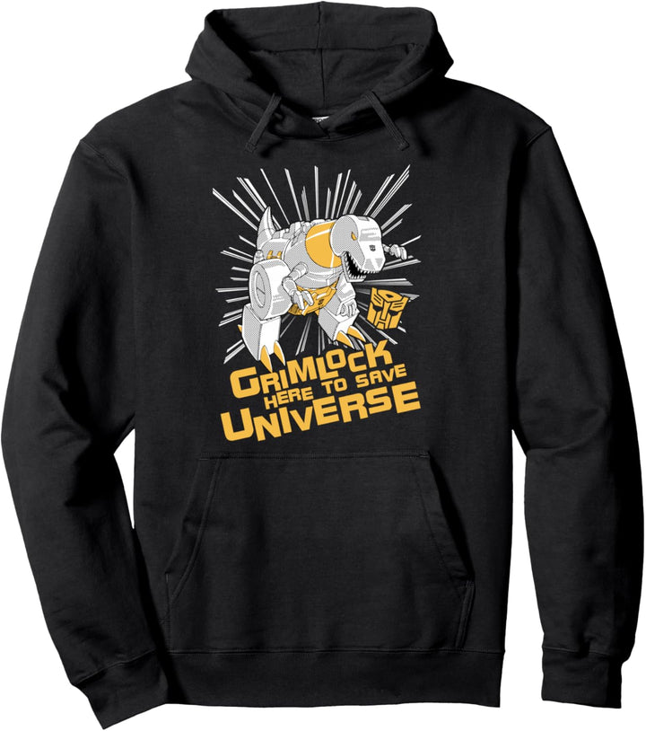 Transformers Grimlock Here To Save Universe Retro Vintage Pullover Hoodie