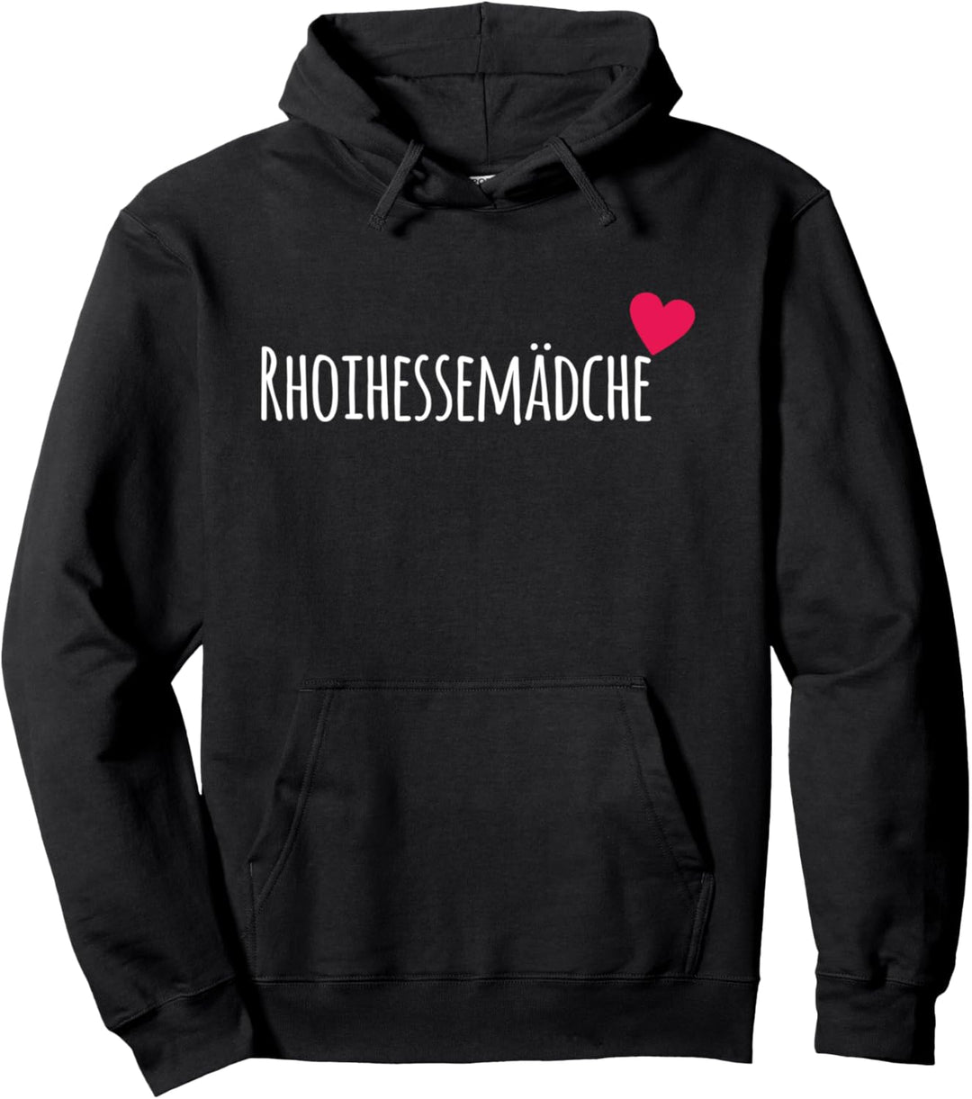 Rheinhessen Mädchen Dialekt Weinfest Winzer und Weingut Pullover Hoodie