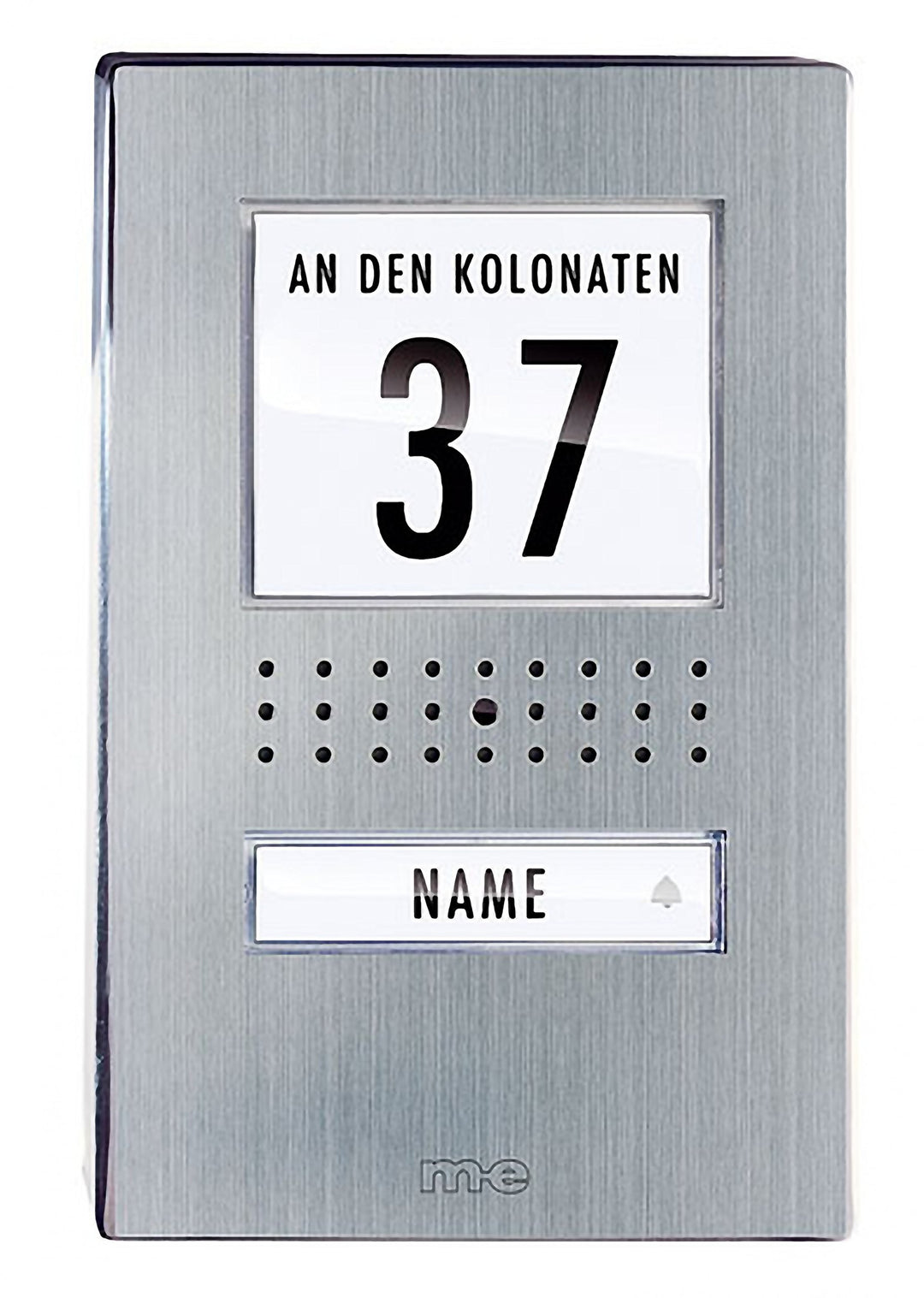 m-e modern-electronics VDV 510.1 EG Video-Tuersprechanlage Kabelgebunden Ausseneinheit 1 Familienhau