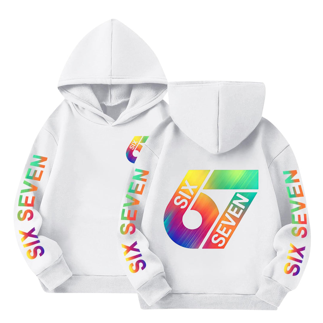 67 Six Seven Kapuzenpullover Für Jungen Mädchen Hoodie Unisex Kinder Sweatjacke Kapuzenpullover Six
