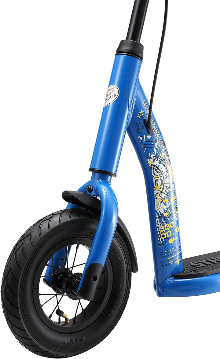 STAR SCOOTER Kinder Tret Roller ab 5 Jahre | City Kick Scooter Luftreifen Höhenverstellbar 10 Zoll N