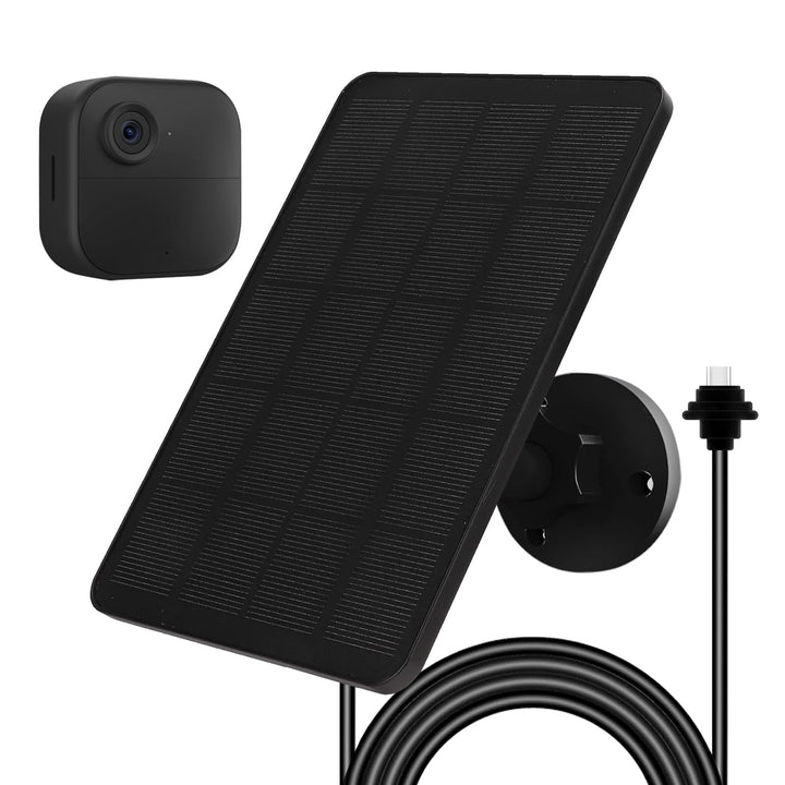 Solarpanel für Blink Kamera, 4W Solarmodul kompatibel mit Blink Outdoor 4 (4th Gen) Kamera, Verstell