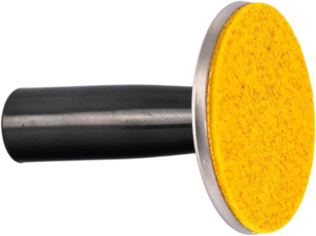 Crepes Zubehör Reinigungsstempel Set – Öler mit Edelstahl Pad-Ständer – XH Xtra Hard Pad – Crepespla