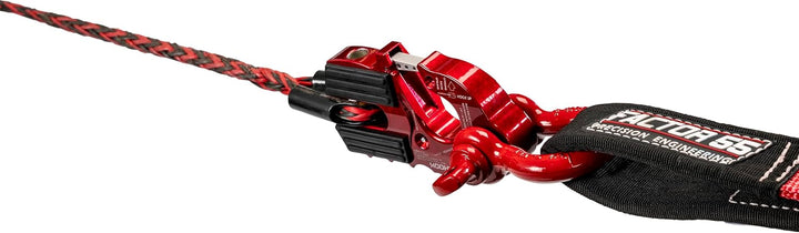 Factor 55 00250-01 UltraHook Seilwinde Haken W/Schäkel Halterung rot
