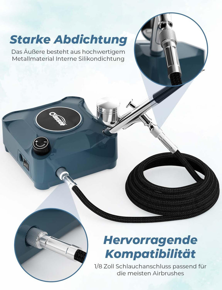 Oasser Airbrush Set 36 PSI mit Kompressor