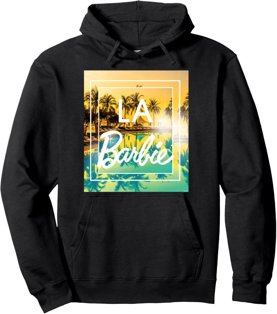 Barbie-T-Shirt für Damen, offizielles Lizenzprodukt von LA Barbie, mehrfarbig Pullover Hoodie