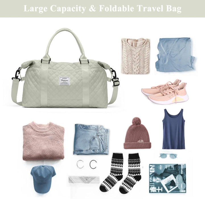 Reisetasche Damen Sporttasche Handgepäck Tasche Weekender Bag Schwimmtasche Wasserdicht Travel Bag D