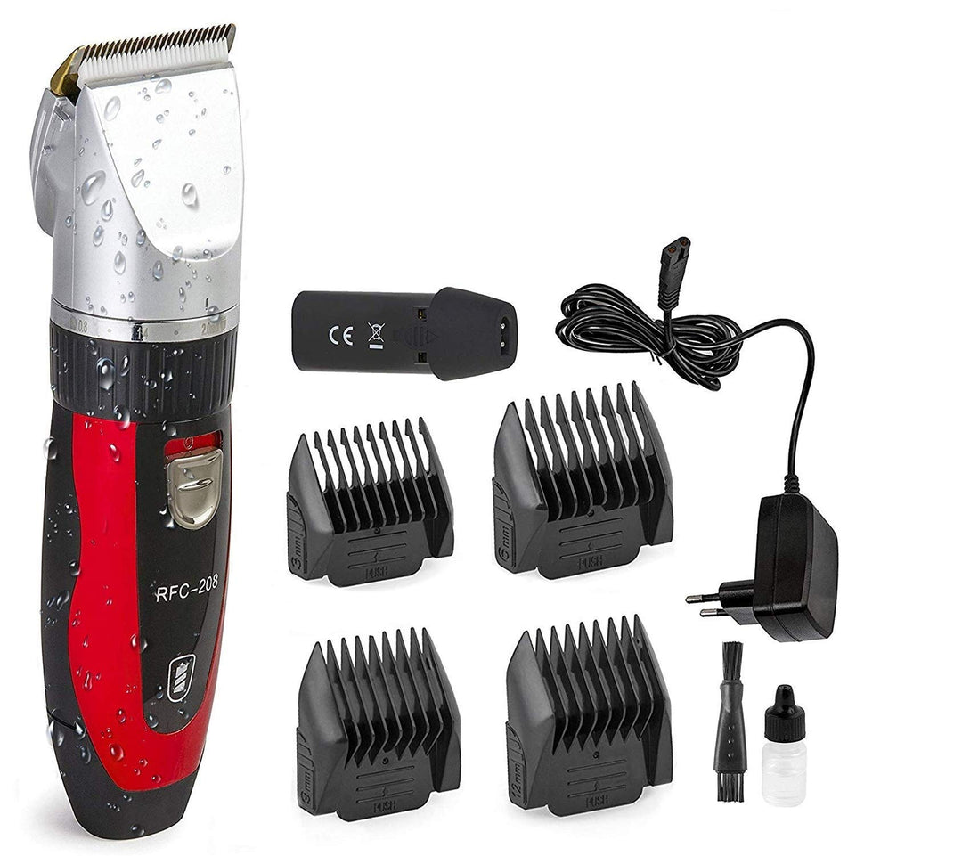 Ceramics RFC-208 Haustier Grooming Kit Leiser und Geräuscharmer Tierhaarschneider mit Turbo-Sense-Te