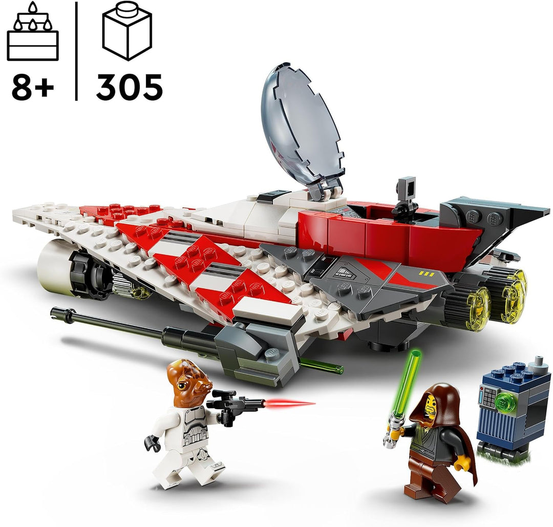 LEGO Star Wars Jedi Bobs Sternjäger, Bauspielzeug, Spielzeug-Sternenschiff Steinen, beliebter Charak