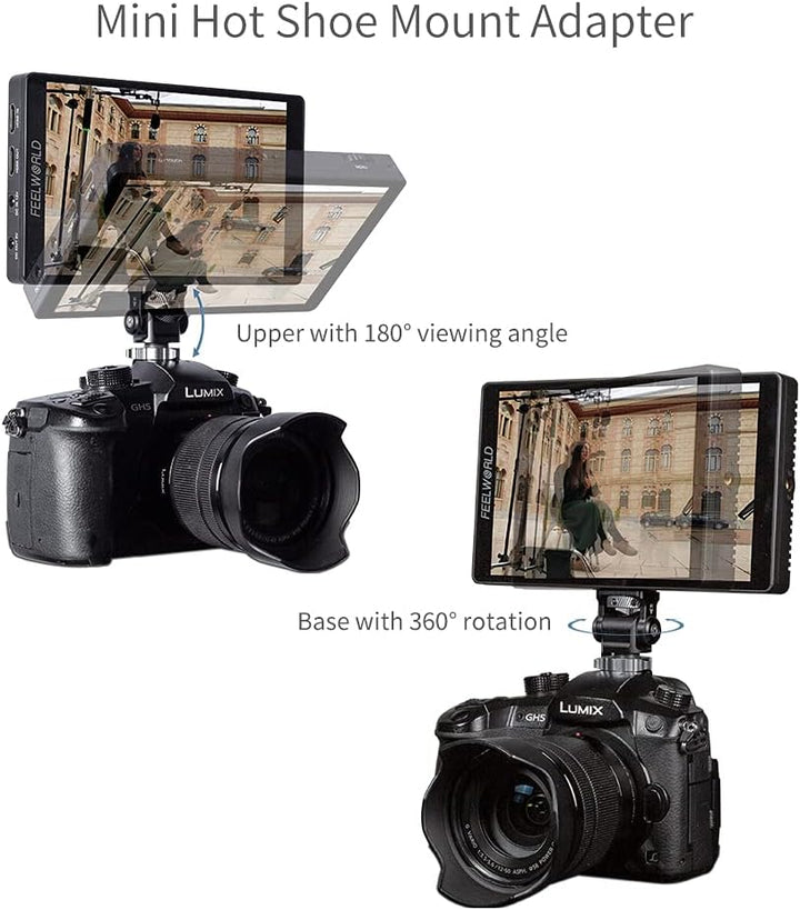 FEELWORLD F7 PRO 7-Zoll-Touchscreen-Spiegelreflexkamera-Feldmonitor mit 3D-Lut HDR-Wellenform extern