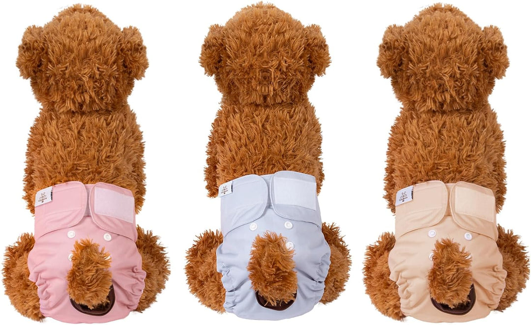 CuteBone Hundewindeln für Weibliche Welpen, Waschbar und umweltfreundliche Damenbinden Höschen für U