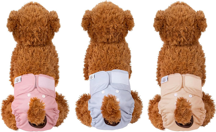 CuteBone Hundewindeln für Weibliche Welpen, Waschbar und umweltfreundliche Damenbinden Höschen für U