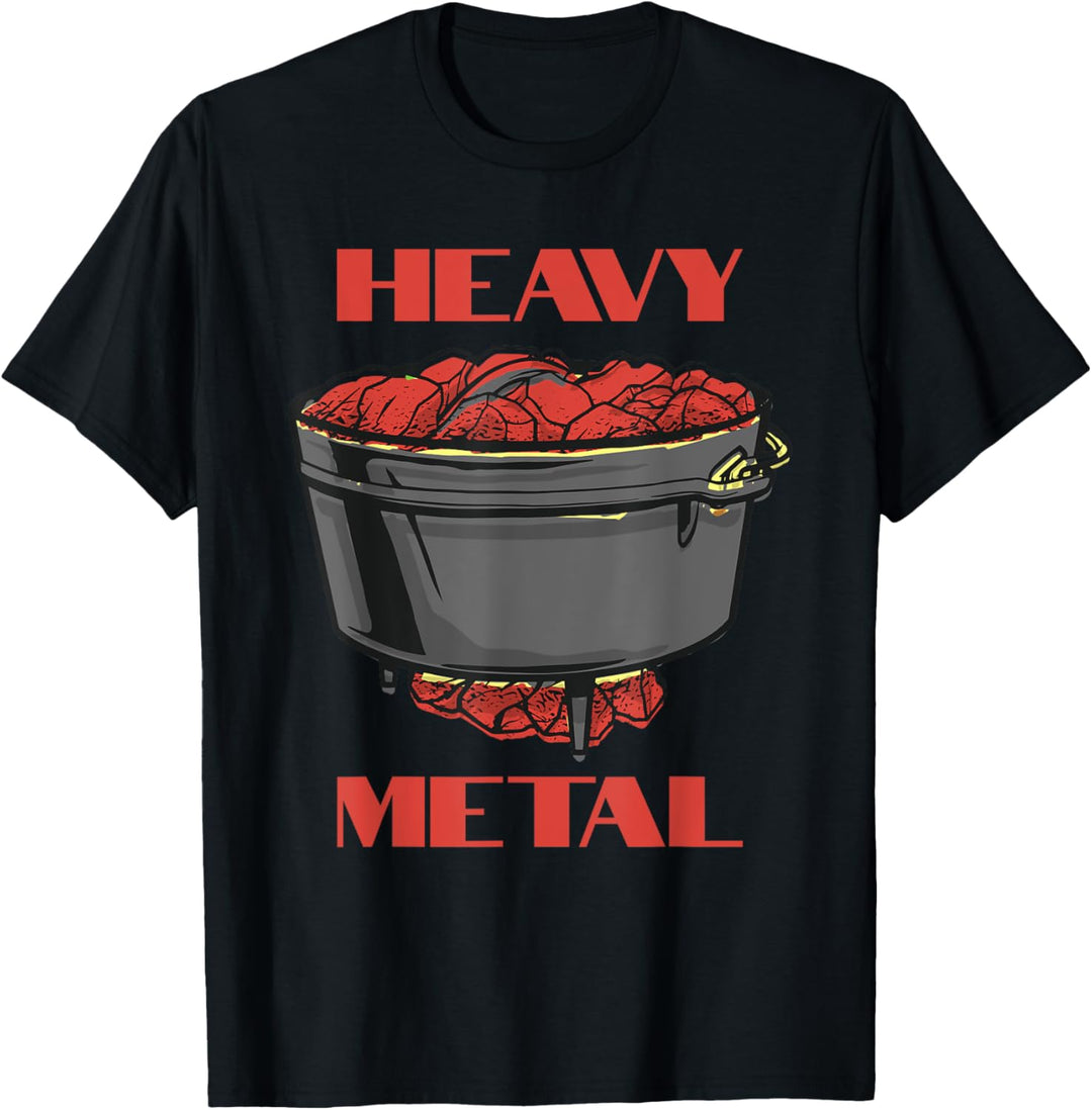 Dutch Oven Heavy Metal Outdoor Dutchoven T-Shirt