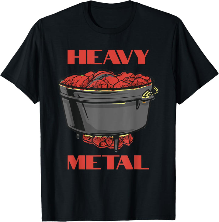 Dutch Oven Heavy Metal Outdoor Dutchoven T-Shirt