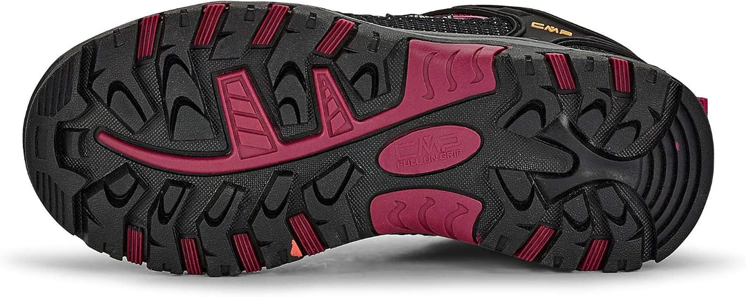 CMP Unisex Kinder Kids Rigel Low Trekking Shoes Kids WpTrekking-Schuhe 38 EU Pink Orange Bouganville
