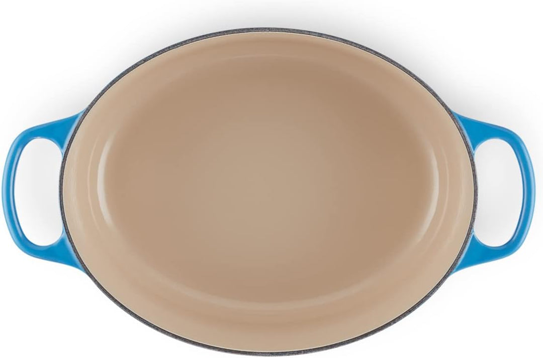 Le Creuset Signature Gusseisen-Bräter mit Deckel, Ø 27 cm, Oval, Für alle Herdarten und Induktion ge