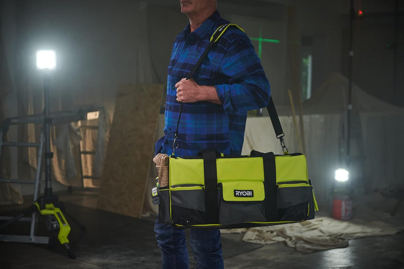 RYOBI Handwerkertasche mit Schultergurt Grösse L RSSLTB1 (3 x Fronttaschen, 1x offene Tasche auf der
