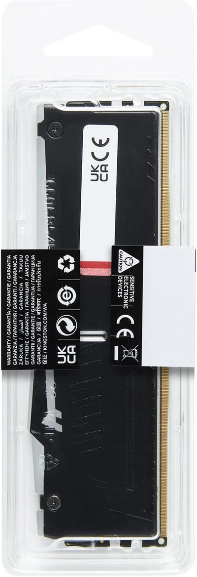 Kingston Fury Beast DDR5 RGB 32GB 5600MT/s DDR5 CL40 DIMM Desktop Gaming Speicher Einzelnes Modul -