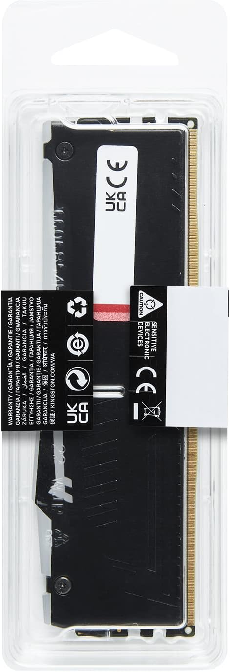 Kingston Fury Beast DDR5 RGB 16GB 5600MT/s DDR5 CL40 DIMM Desktop Gaming Speicher Einzelnes Modul -