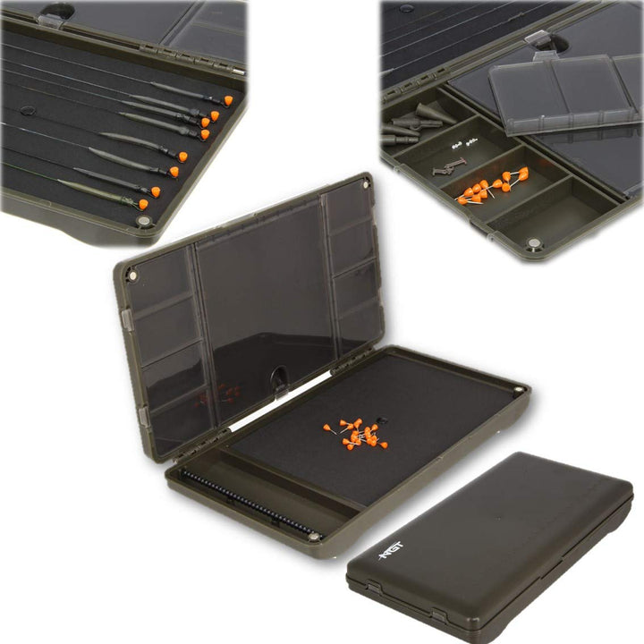 NGT XPR PLUS Box – Terminal Tackle und Rig Board Magnetische Tackle Box