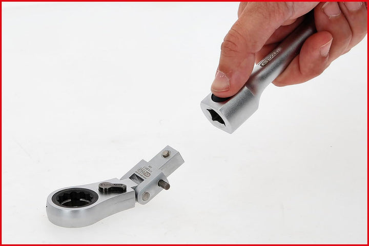 KS Tools 518.0320 Bremsen-Entlüftungsschlüssel-Satz für VAG, 11-tlg