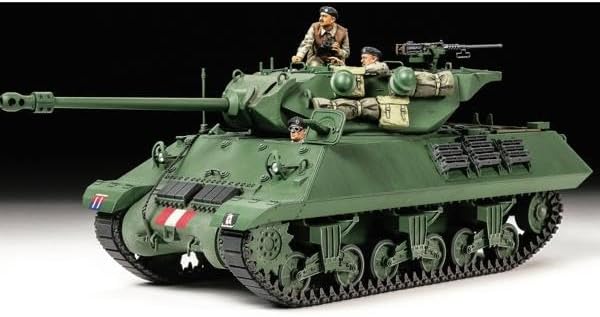Tamiya 35366 Militär 35366-1:35 Britische M10 IIC Achilles, Modellbau, Plastik Bausatz, unlackiert