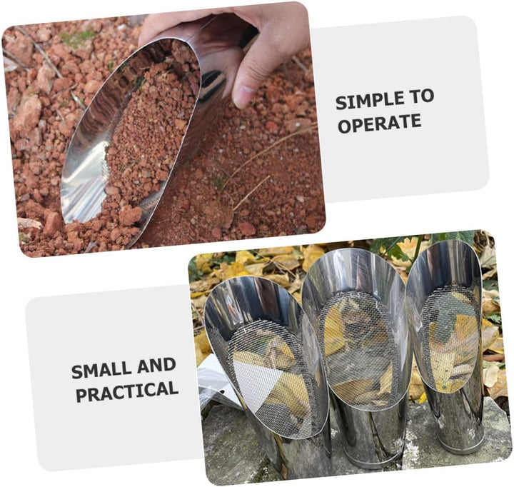 Yardwe Eimersieb Aus Edelstahl Mini-gartenset Erdspaten Schaufel Bodensieb Garten Handwerkzeug Hands
