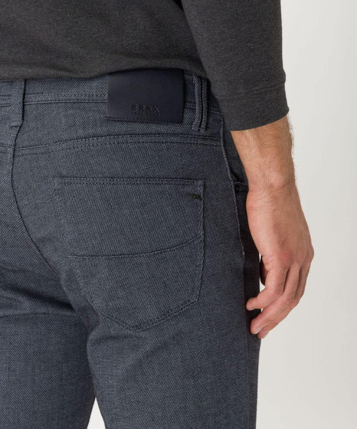 Brax Herren Hose Style Cadiz C Five-Pocket-Hose in Woo.Look-qualität 34W / 32L Blau (Storm 27), 34W