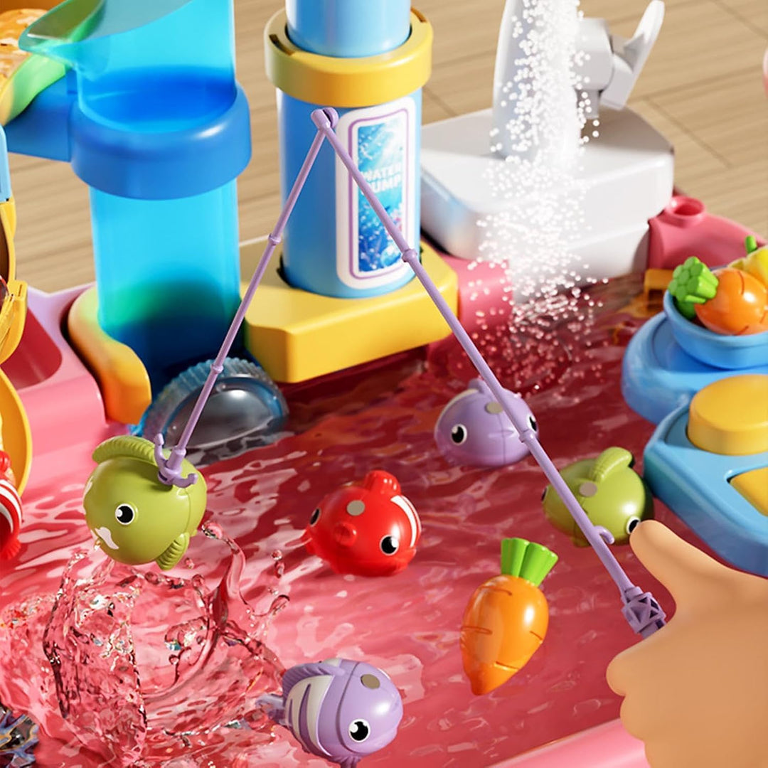 Generisch Kinder-Wasser-Spielbrett,Mit integrierter Pumpe für den Aussenbereich - Wasser-Aktivitätst