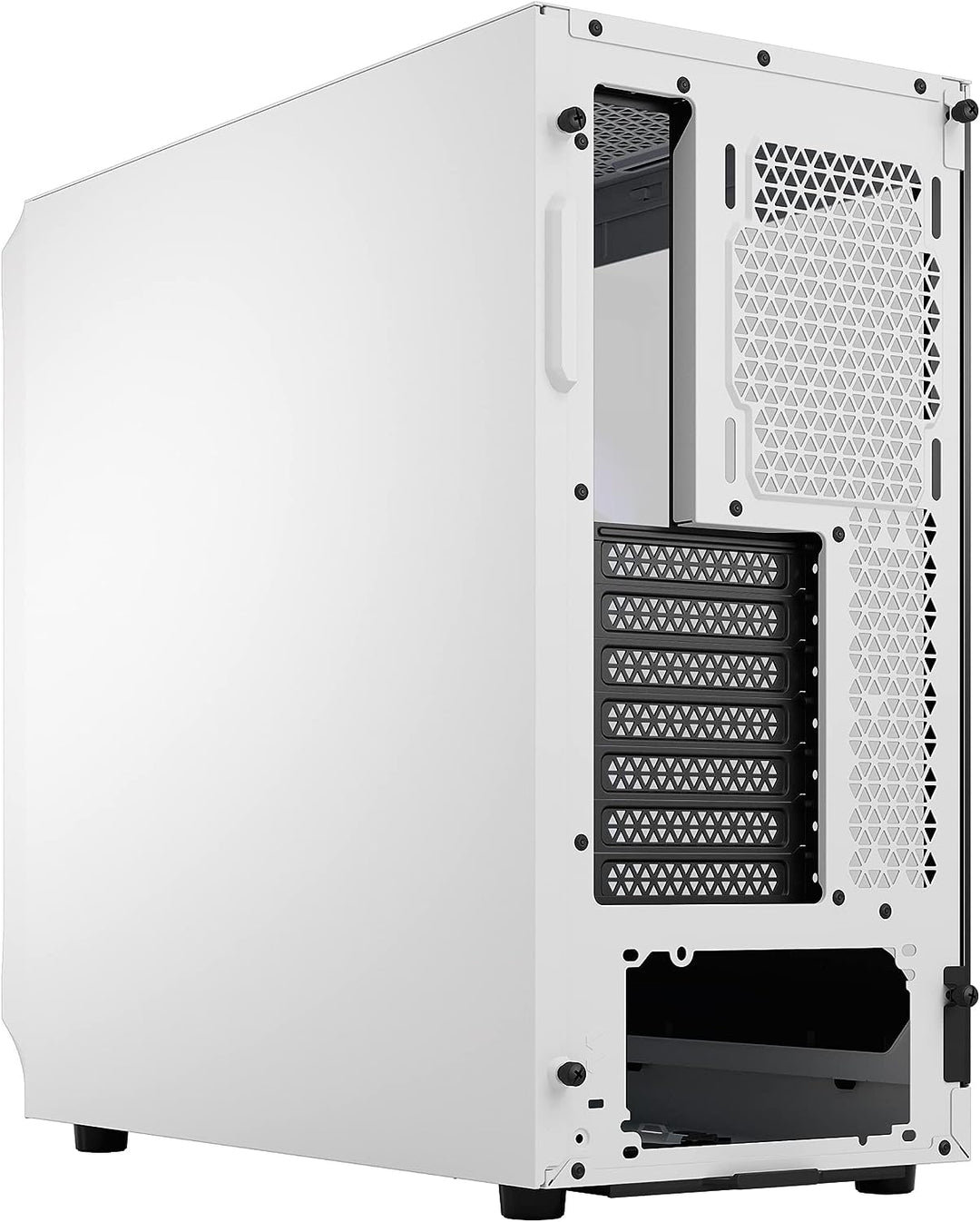 Fractal Design Focus 2 RGB White -Tempered Glass Clear Tint - Mesh Front – Two 140 mm RGB Aspect Fan