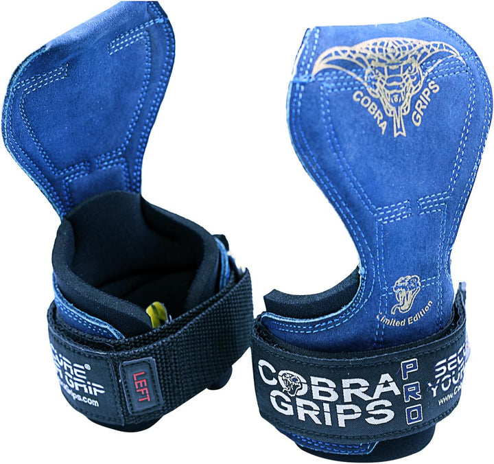 Cobra Grips V2 Lifting Griffe Gewicht Versa Handschuhe Alternative Power, Blau